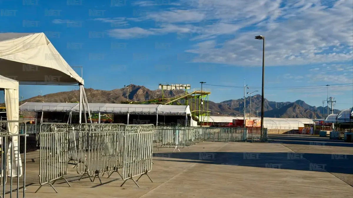 Comienza montaje de Feria Canaco Juárez rumbo a su inauguración