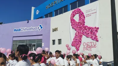Conmemora Hospital General de Juárez el Día contra el Cáncer de Mama