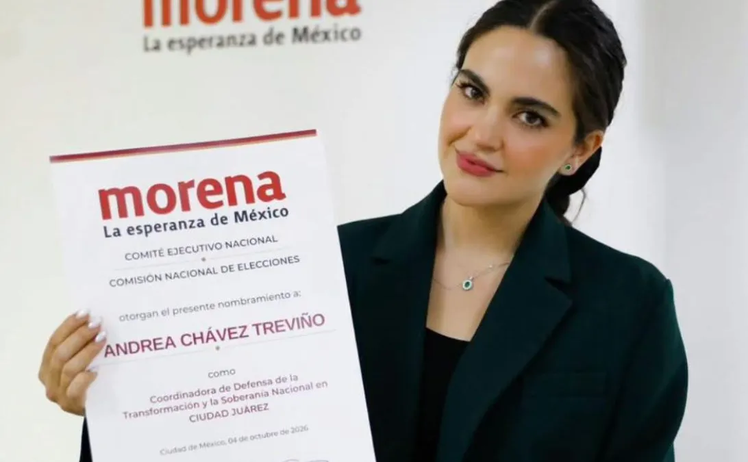 Designa Morena a Andrea Chávez coordinadora de la 4T en Ciudad Juárez