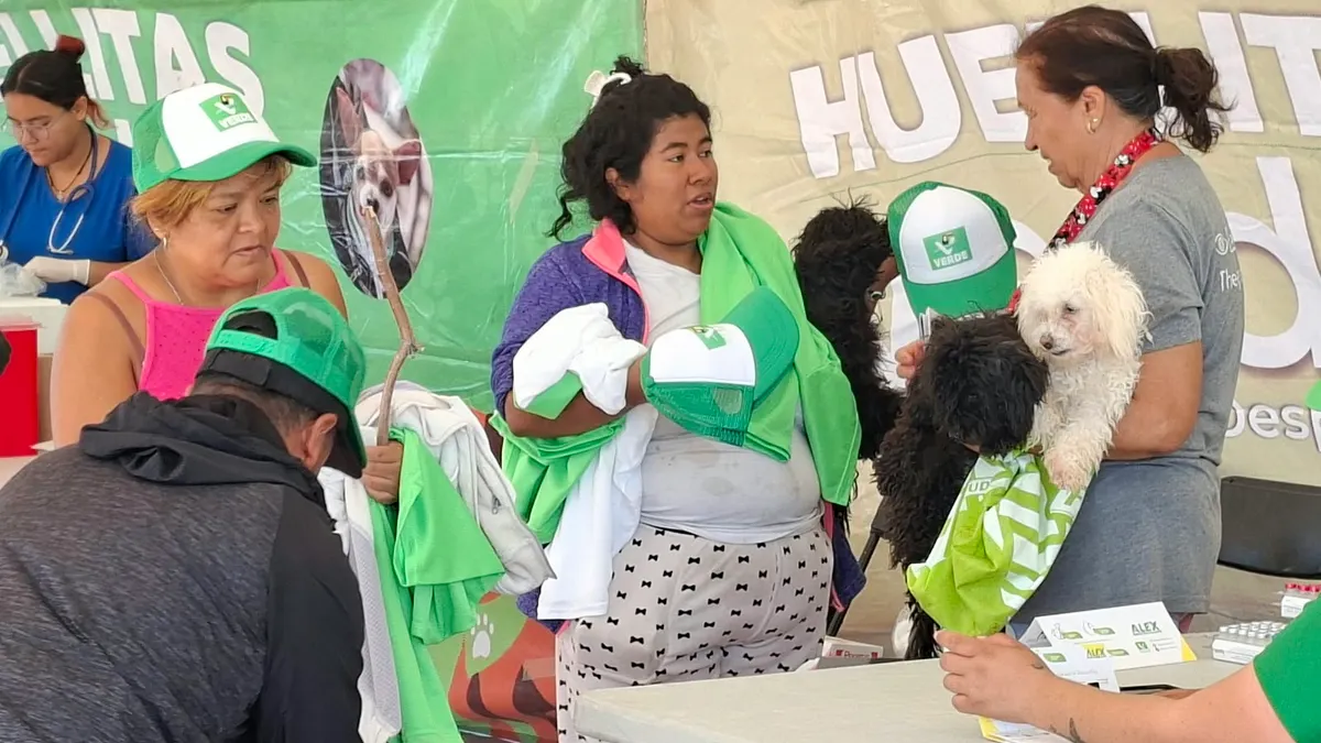 Realizan jornada de vacunación para mascotas en Riberas del Bravo