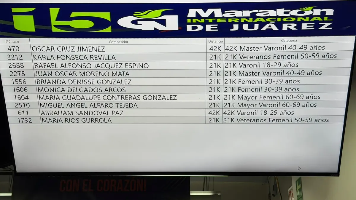 Corredores se reúnen en el Tec de Monterrey previo al Maratón de Juárez