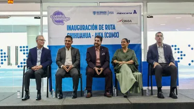 Inauguran vuelo directo Chihuahua–AIFA operado por Mexicana