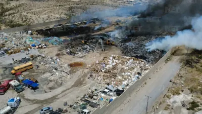 Inspeccionará Sedue recicladoras tras incendio en kilómetro 26