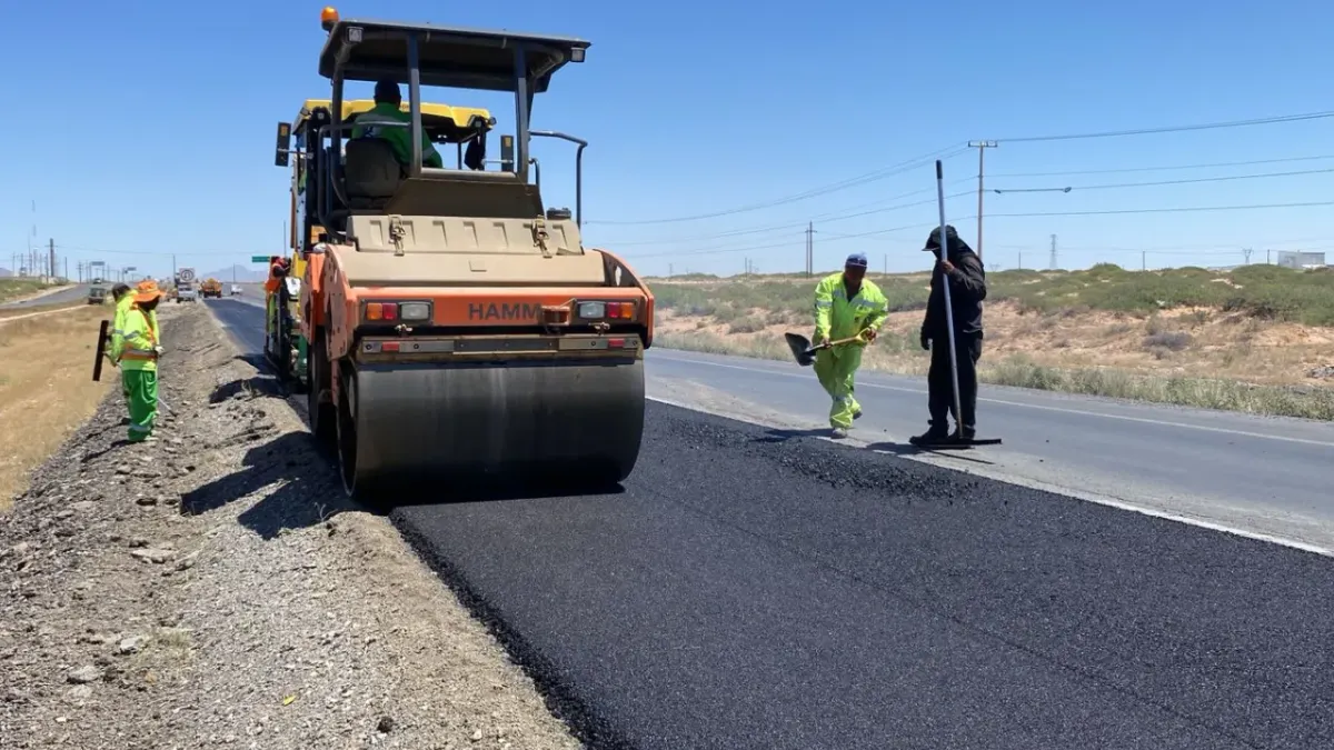 Incorpora SICT Tren de Pavimentación para tramo Chihuahua-Juárez