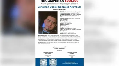 Ofrecen 200 mil pesos por localizar a Jonathan González, desaparecido en Juárez