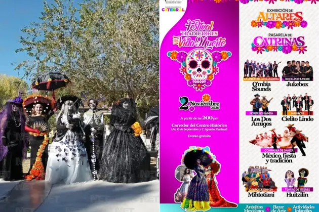 Anuncian festival 'Tradiciones Vida y Muerte' en el Centro de Juárez