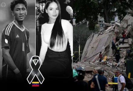 Muere joven futbolista junto a su novia tras sismos en Venezuela