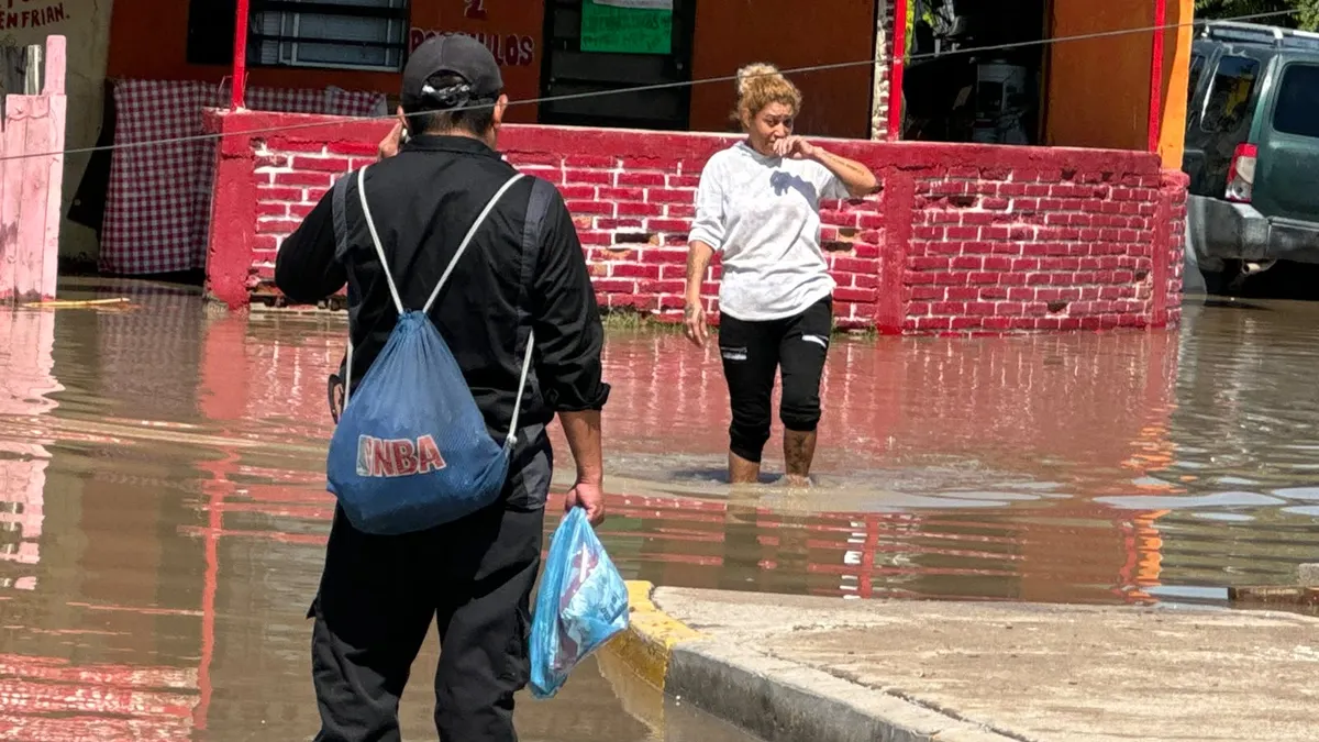 Reportan más de 50 viviendas dañadas por lluvias en Riberas del Bravo Etapa VIII