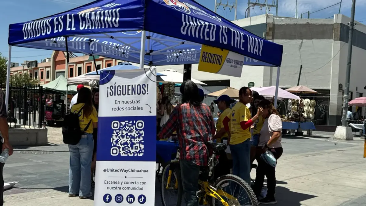 Realiza United Way feria de servicios gratuitos en el Centro de Juárez