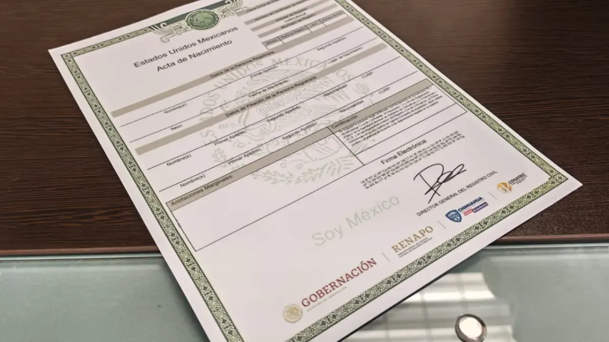 Ofrece Registro Civil actas de nacimiento y matrimonio en braille sin costo