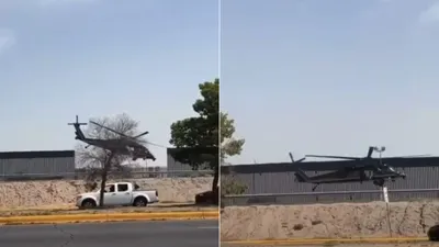 Sobrevuela helicóptero de EU a baja altura el río Bravo y sorprende a juarenses