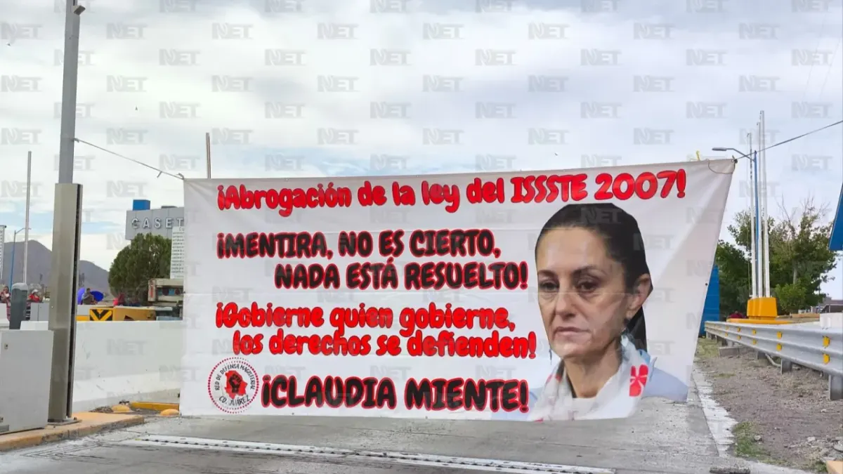 Maestros toman caseta de Ahumada en protesta por Ley del Issste