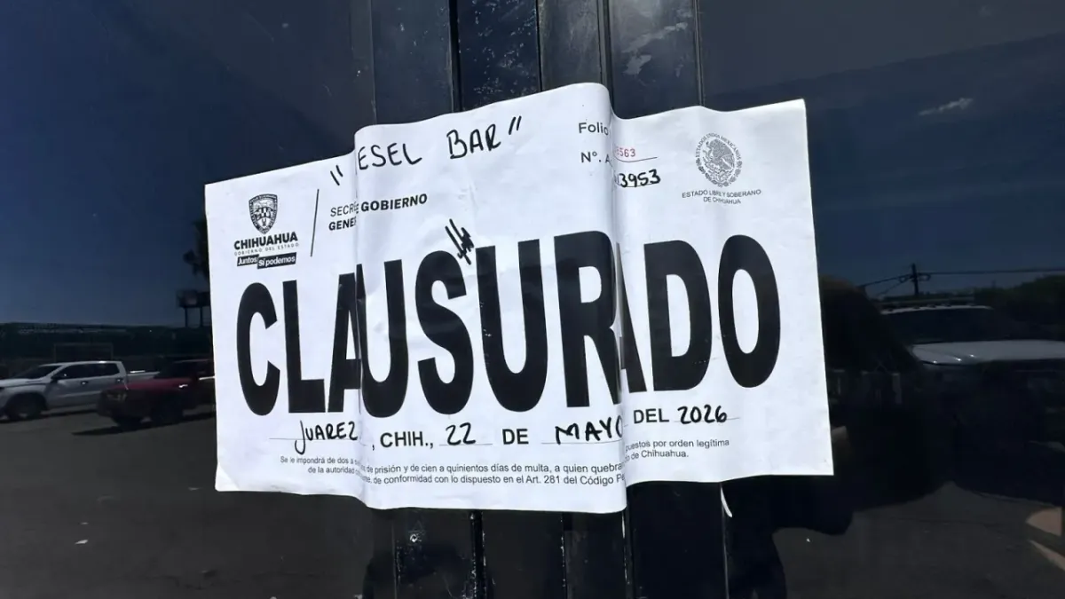 Clausuran conocido bar en Juárez por hechos violentos