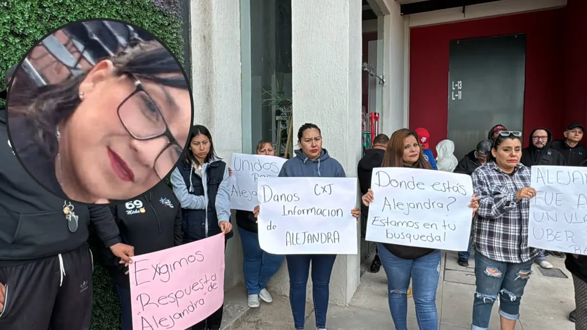 Protestan frente a oficinas de Uber en Juárez por conductora desaparecida