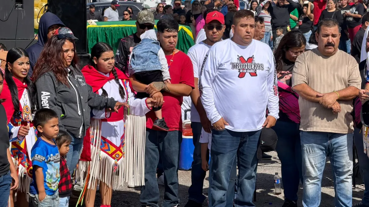 Caravana de tráileres llega a capilla del kilómetro 30 por San Judas Tadeo