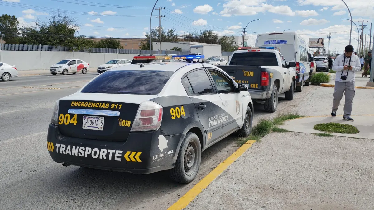 Habitantes del Valle de Juárez se quedan sin transporte; piden solución urgente