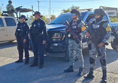 Despliegan operativo de seguridad en Juárez con cateos y patrullajes coordinados