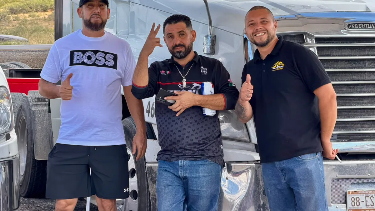 Caravana de tráileres llega a capilla del kilómetro 30 por San Judas Tadeo