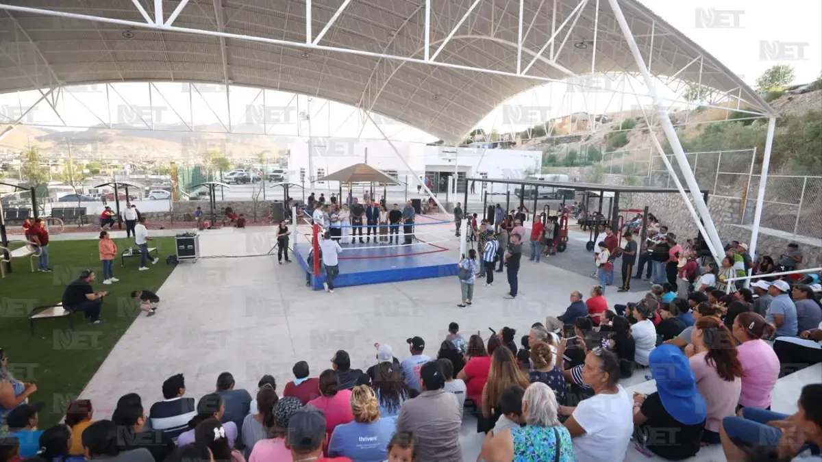 Inauguran complejo deportivo con ring y domo en el suroriente de Juárez