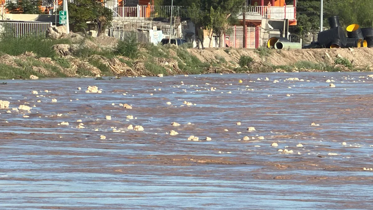 Mantienen vigilancia en el río Bravo por fuerte corriente e inundaciones