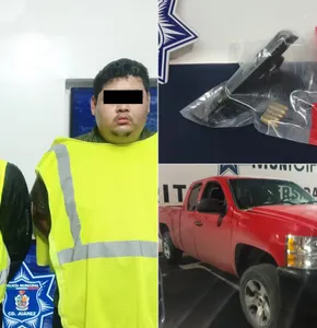 Detienen a dos hombres tras robar camioneta con arma de fuego en Nuevo Hipódromo