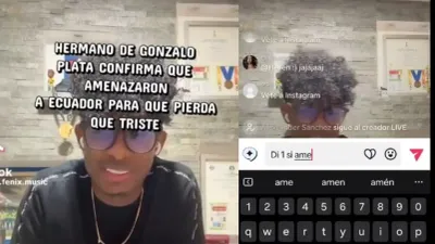 Hermano de Gonzalo Plata insinúa en TikTok que Ecuador fue amenazado en el Mundial