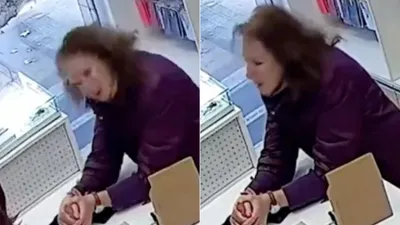 Captan aterrador comportamiento de mujer 'poseída' en una tienda