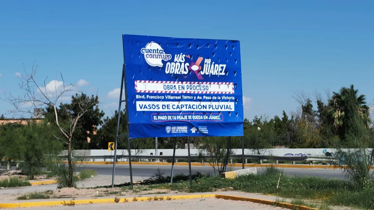 Avanza construcción de vaso de captación en cruce de Villarreal Torres