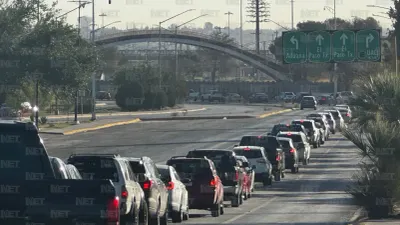 Registran puentes internacionales en Juárez esperas de hasta 50 minutos