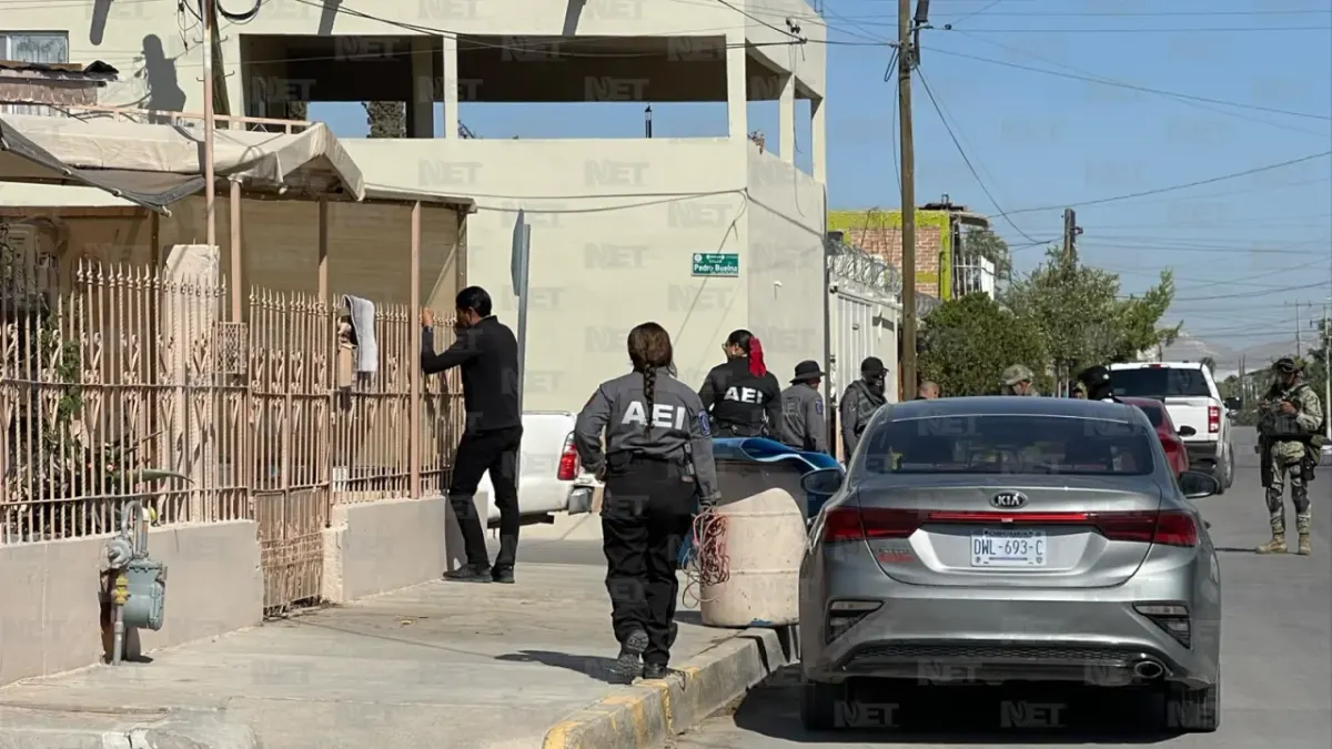 Realiza Fiscalía cateo por desaparición de una mujer en la Lucio Blanco