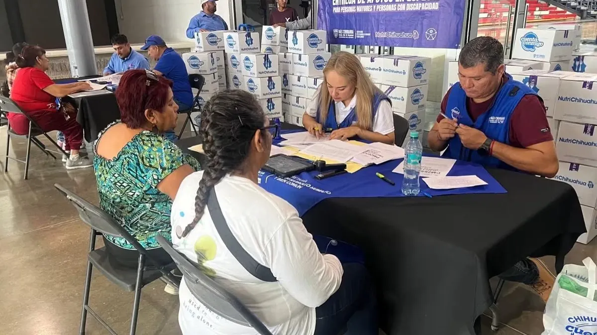 Avanza segunda entrega de apoyos alimentarios en Chihuahua
