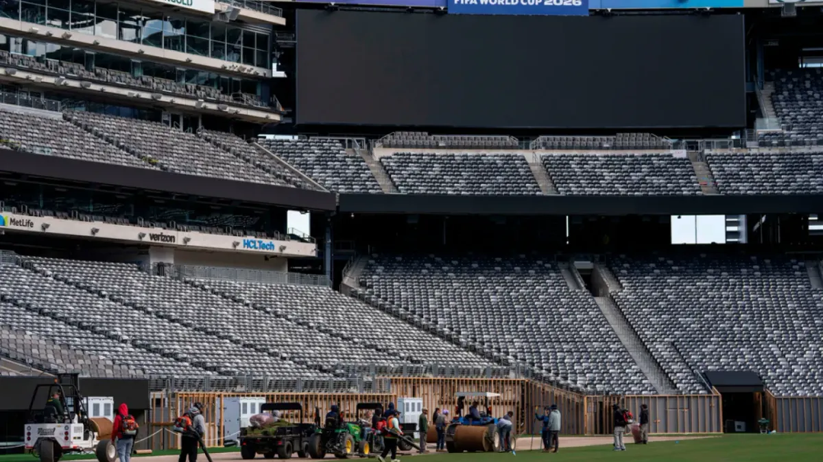 Se prepara MetLife Stadium para albergar la final de la Copa Mundial 2026