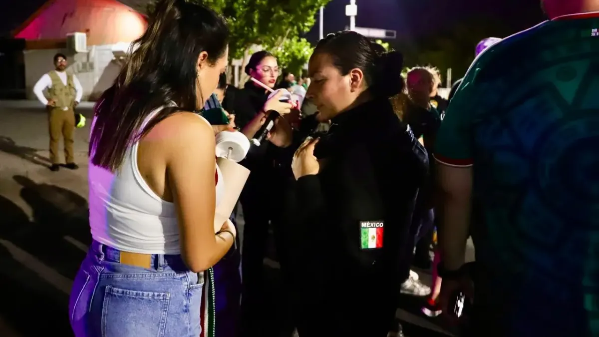Detienen a 3 personas durante festejos del Tri en Chihuahua capital
