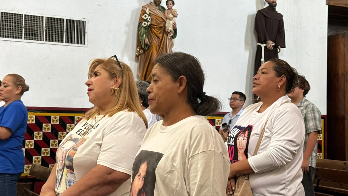 Realizan misa por desaparecidos en iglesia de la Misión de Guadalupe
