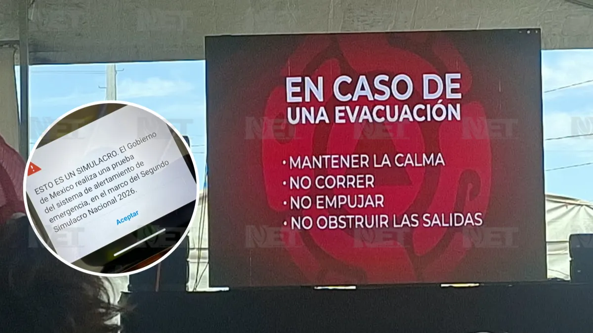 Realizan Simulacro Nacional en Plaza de la Mexicanidad previo a evento de Sheinbaum