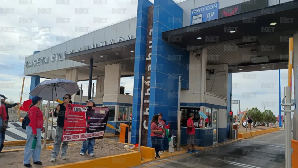 Maestros toman caseta de Ahumada en protesta por Ley del Issste