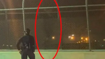 Captan a migrante trepando malla del puente Libre