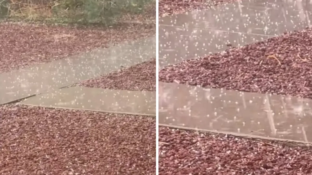 Tormenta con granizo afecta a El Paso