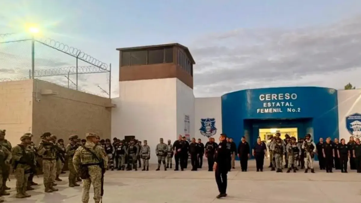 Encabeza SSPE operativo de revisión en Cereso Estatal Femenil de Juárez