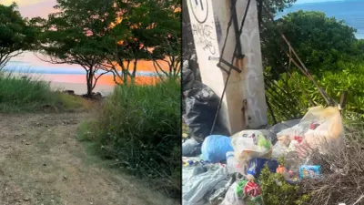 Influencer viraliza una playa desconocida y días después la llenan de basura