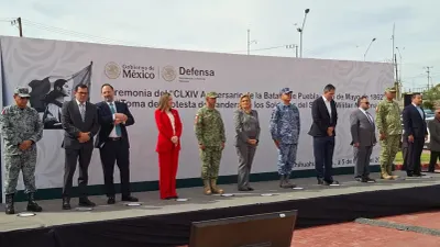 Encabeza Maru Campos ceremonia del 5 de mayo en Chihuahua