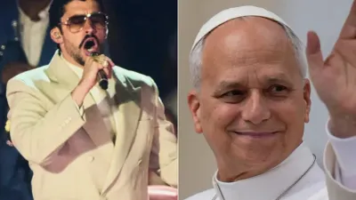 Papa León XIV se reúne en privado con Bad Bunny en Madrid