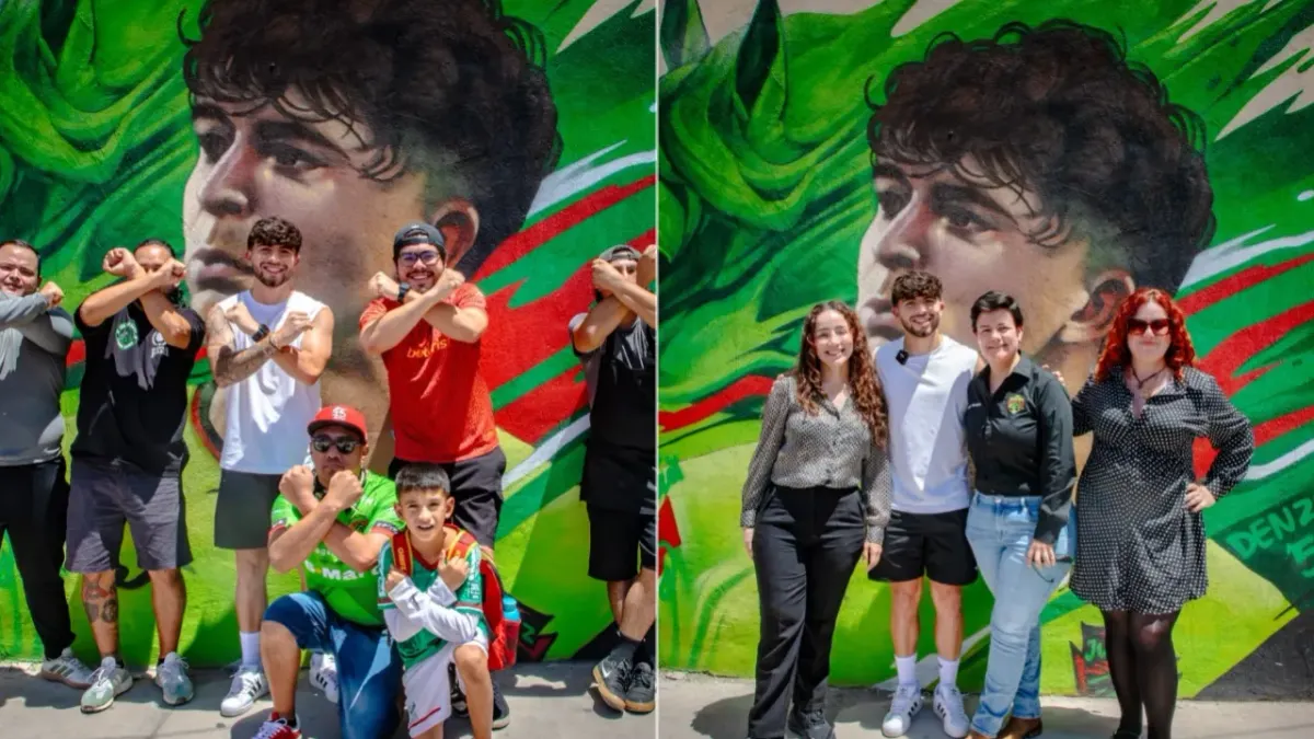 Rinden homenaje a Denzell García con mural en el Centro Histórico de Juárez