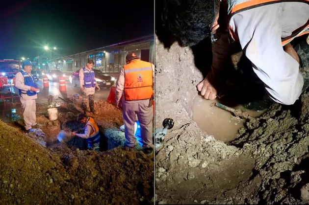 Repara JMAS fuga en Tecnológico y Pedro Rosales de León