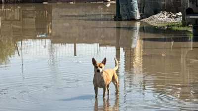 Desborda drenaje en Villas del Sur III y deja 150 casas rodeadas de aguas negras