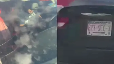 Huye sujeto tras ser sorprendido tocándose frente a colegio en Praderas de los Oasis