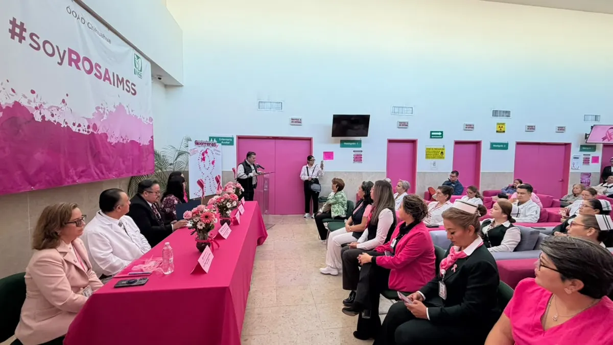 Lanza IMSS Chihuahua campaña para detectar cáncer de mama y cervicouterino