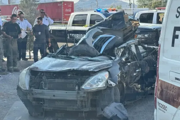 Captan en video choque mortal contra un tráiler en Libramiento Aeropuerto