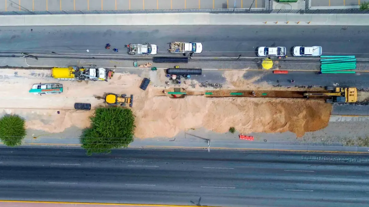 Estima JMAS concluir en un mes reubicación de drenaje en Talamás y Las Torres