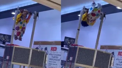 ¿Recuerdas al payasito 'embrujado'? Se vuelve viral tras incendio en Río Grande Mall